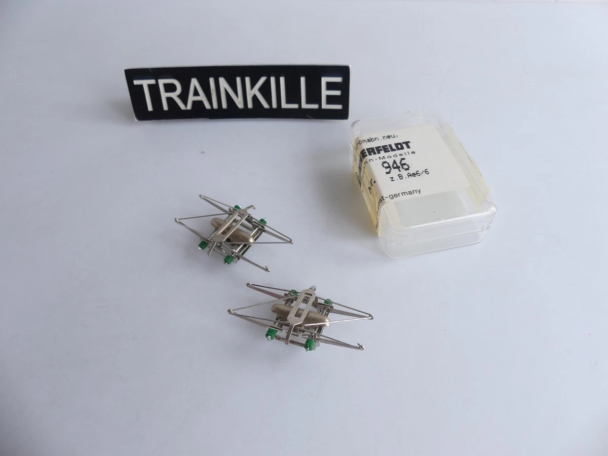 Marklin 2 Pantographes Unijambiste + Isolateurs Pour Locomotive Type Bb