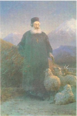 Ivan Aivazovsky Katolikos Hrimyan near Emiadzin 1895 17''x 22'' Archival Art Print