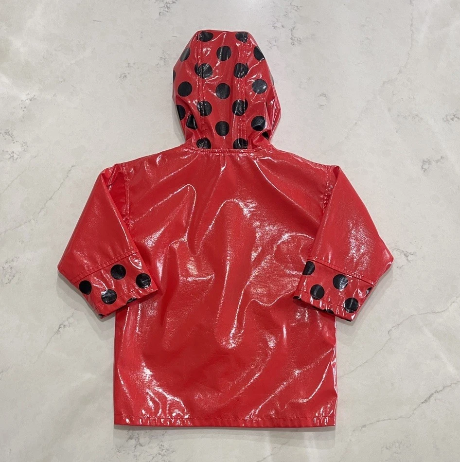 Kidorable Ladybug Raincoat | 2T  - Image 3 of 4