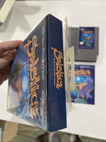 Solstice: The Quest for the Staff of Demnos Nintendo NES CIB W/ Manual & Mint
