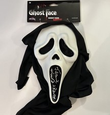SCREAM Movie Mask Signed by Jamie Kennedy (Proof Pic) Scream Movie Autograph