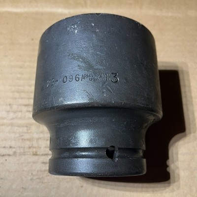 Armstrong 3'' Impact Socket 1-1/2'' Drive 23-096 Made in USA 6 Point
