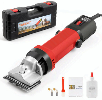 Pro Horse Clippers 600W Heavy Duty 6-Speed Livestock Clipper for Horses & Cattle