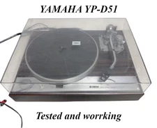 Used Yamaha YP-D51 Direct Drive Record Player Turntable Tested and Working Japan