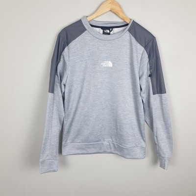 The North Face Sweatshirt Herren Small Grau Technical Performance Outdoor Modern