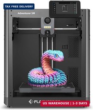 FLASHFORGE Adventurer 5M 3D Printer with Fully Auto Leveling, Max 600mm/s High S