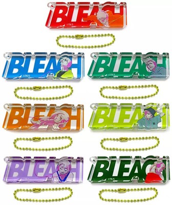 Bleach Acrylic Keychain Set of 7 Ichigo Uruki Orihime Renji GrimmjowMurakami