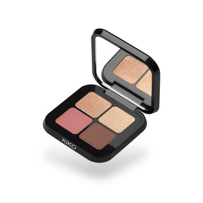 KIKO Milano Bright Quartet Eyeshadow Palette 02 | Palette With Four Baked