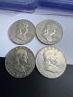 1963 BENJAMIN FRANKLIN HALF DOLLARS- LOT OF 4