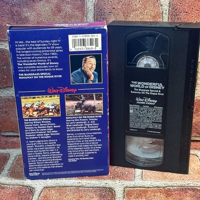 Wonderful World of Disney Bluegrass Special VHS Used Runaway Rogue
