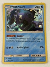 Pokemon Holo Wishiwashi 62/236 Rare Cosmic Eclipse NM