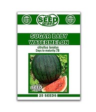 Sugar Baby Watermelon Seeds - 25 SEEDS NON-GMO
