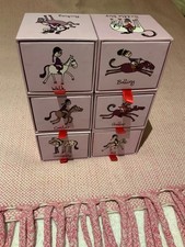 Tyrrell Katz Illustrated Pink  Pony Horse Rider Magnetic Mini Storage Drawer Set