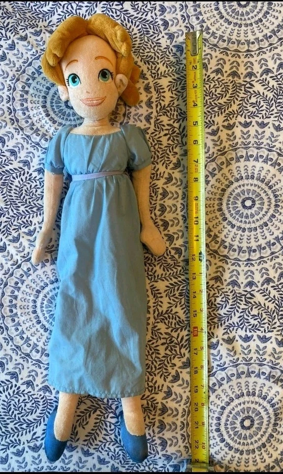 Lot of 9 Plush Dolls of PETER PAN VINTAGE MOVIE. Wendy, Tiger Lily, And More - Image 2 of 4