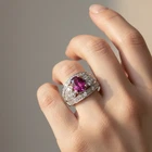Glimmering Pink Tourmaline 1.05Ct 925 Sterling Silver Handmade Fine Rings Size 7