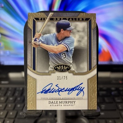 2024 Topps Tier One - Dale Murphy - Talent Auto /75