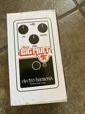 Electro Harmonix Nano Big Muff Pi EMPTY RETAIL BOX with Manual/Warranty