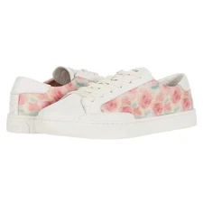 New Soludos Washed Floral Ibiza Sneaker Leather Womens Size 7 Boho anthropologie