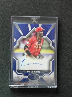 Topps Tier One 2025 MLB Elly De La Cruz Break Out Auto On Card Reds /20 - Bild 1 von 2