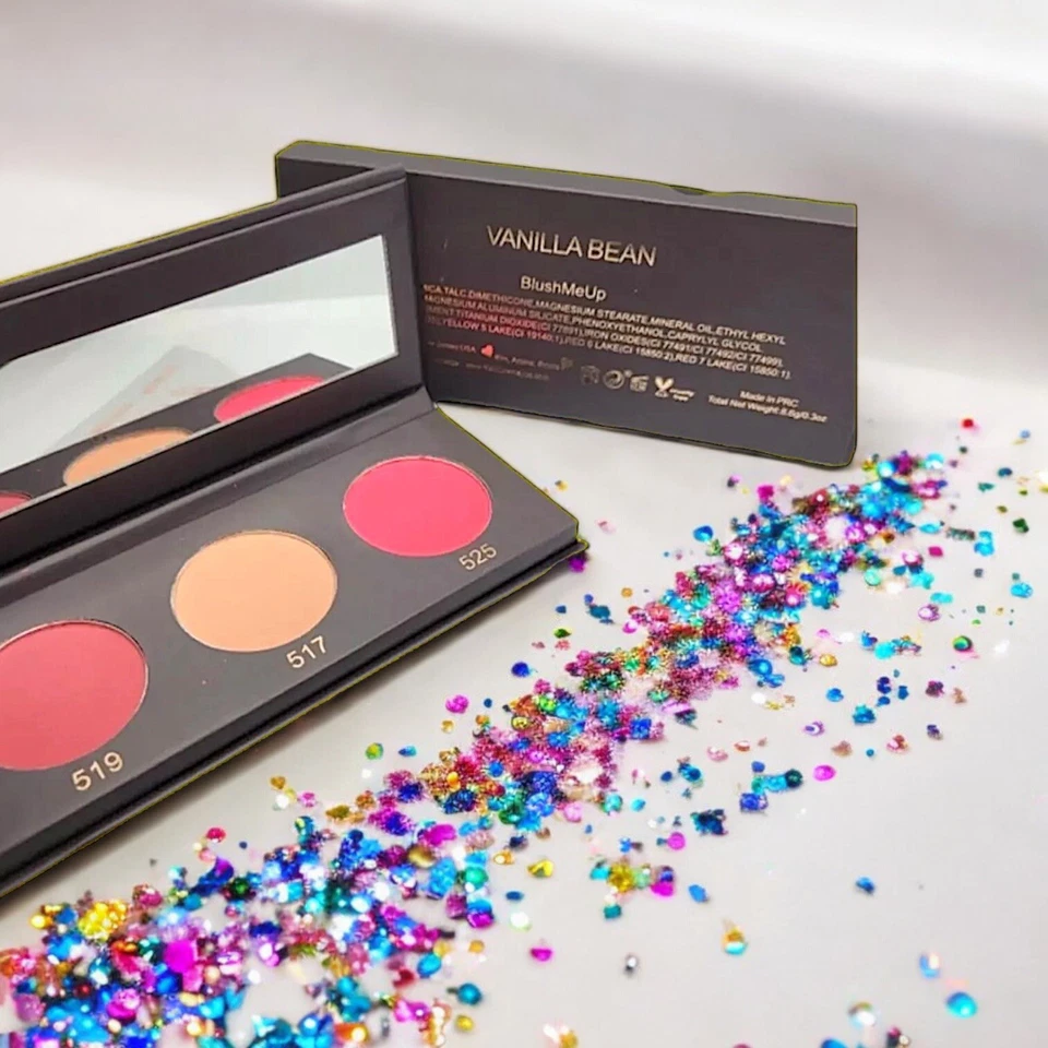 KAB COSMETICS BlushMeUp Palette Vanilla Bean 0.30 oz New In Box MSRP $30 - Image 3 of 4