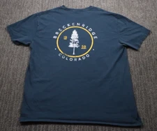 Tech Styles Breckenridge Graphic Crew Neck Tee Shirt Ski Soft Men's 2XL