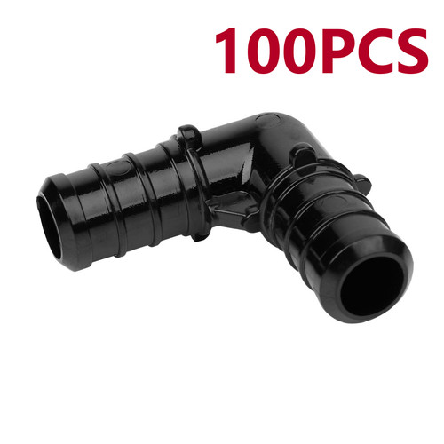 EFIELD 100PCS 3/4" Pex Poly PPSU Barb Crimp Elbow-NSF, cUPC (Lead Free)