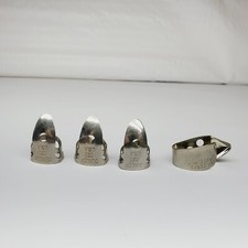 Lot of 4 Jim Dunlop USA Metal Finger Picks
