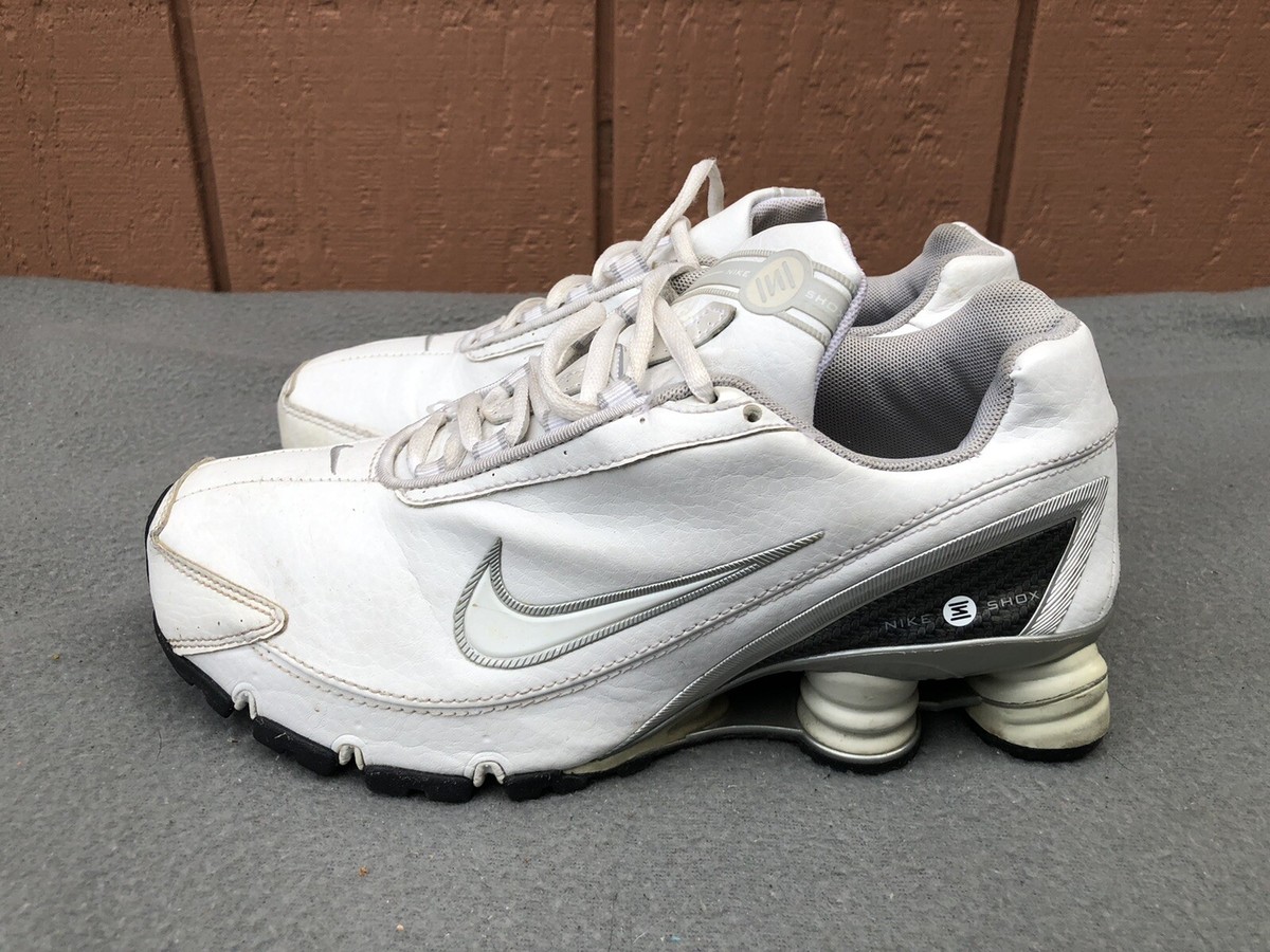 RARE Nike Shox Turbo IV SL Women US 7.5 White Leather RARE Nike Shox Turbo IV SL Women US 7.5 White Leather