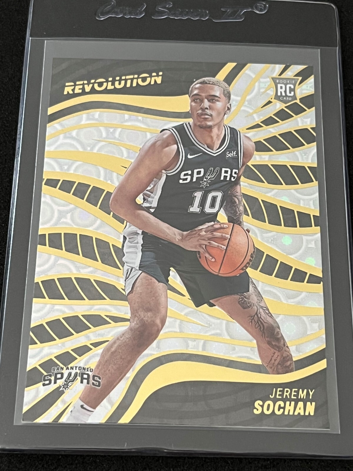 2022-23 Panini Revolution Basketball Jeremy Sochan Groove Rookie #143 - Spurs
