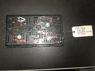 11 12 13 14 CHEVY CRUZE FUSE BOX #95942232 | eBay