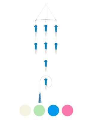 BLUEWING 18in Fishing Soft Squid Spreader Bar Big Game Trolling Lure US Seller