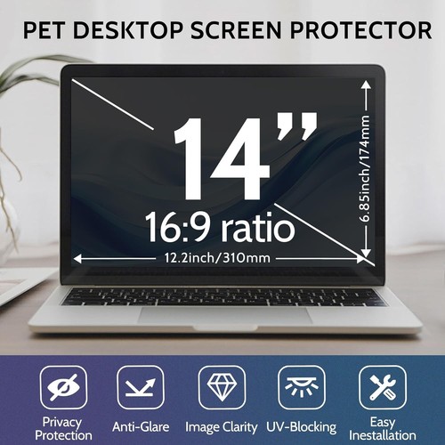 14 Inch Laptop Privacy Screen - Anti-Spy, Easy Install & Scratch Protection - Picture 3 of 6