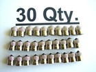 30 Xtra Seal Brass Metal Chrome Valve Caps Tire Valve Stem Caps Schrader Brand