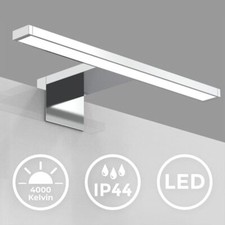 4 GX53 Lampen-Fassungen INEL Chrom Matt – Inkl. LED-Lampen 6,4W, 560lm, Durchmesser 90mm