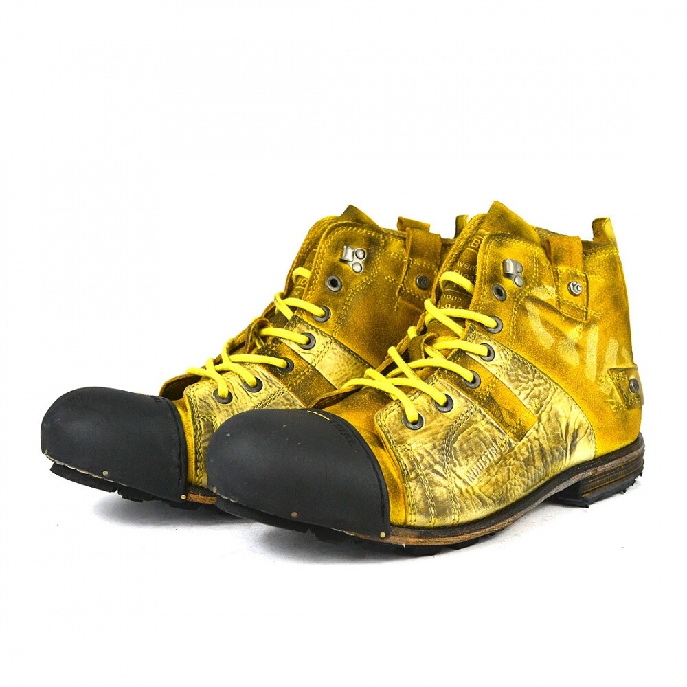 Yellow Cab Industrial M Y15012 Leather Boots Men s Boots EBay Yellow Cab Industrial M Y15012 Leather Boots Men s Boots EBay