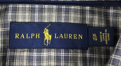NEW Polo Ralph Lauren Plaid Long Sleeve Classic Fit Button Down Dress Shirt XL - Picture 4 of 6