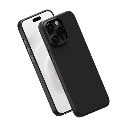 Magnetic Case Compatible with iPhone 16 Pro Max (Black) - i16 ProMax - Black