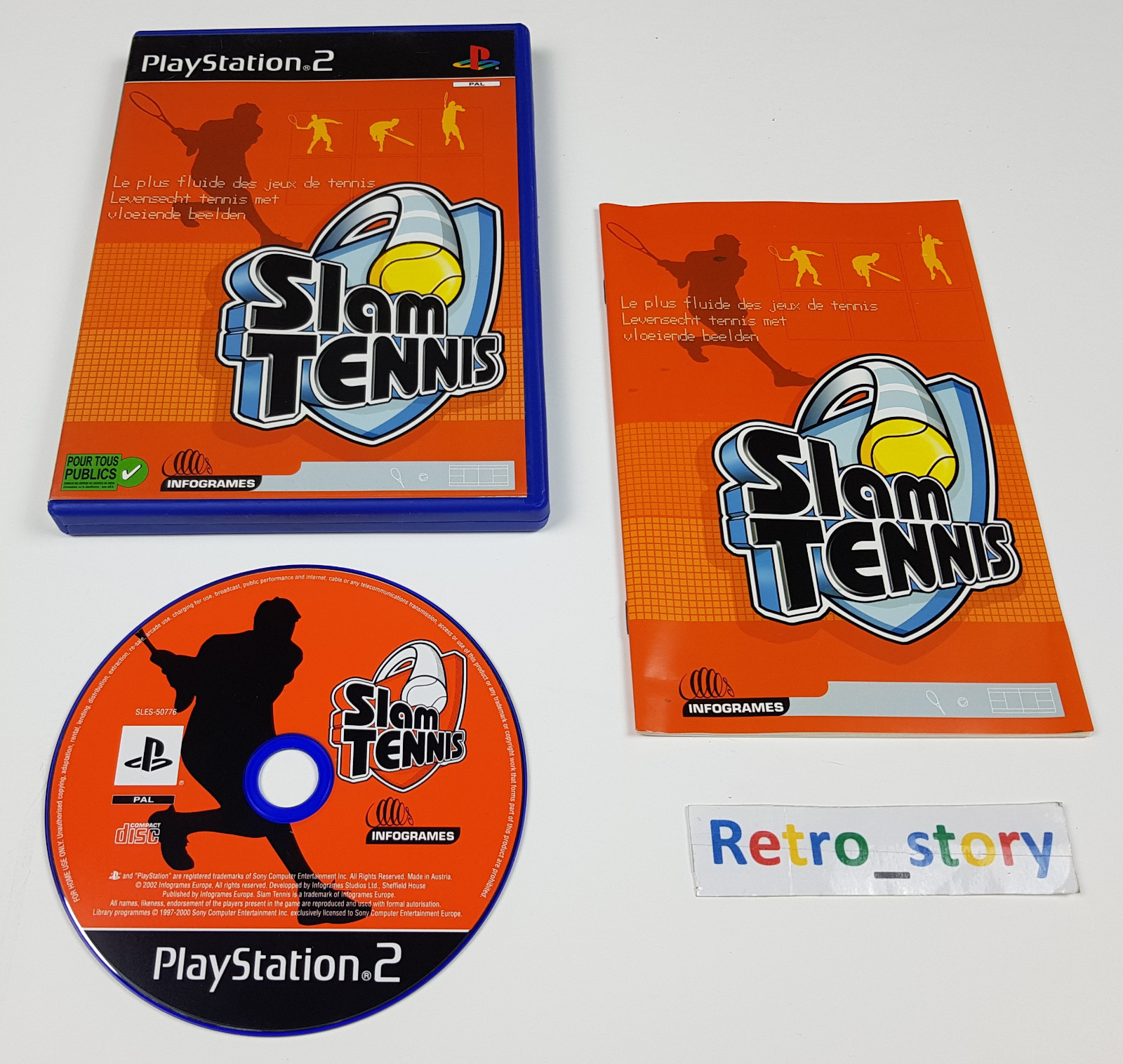 PS2 Slam Tennis PAL