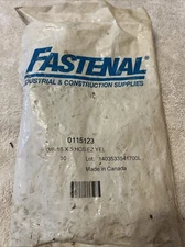 Ten Fastenal 3/8-16 X 5” HCS EZ Yel Bolts