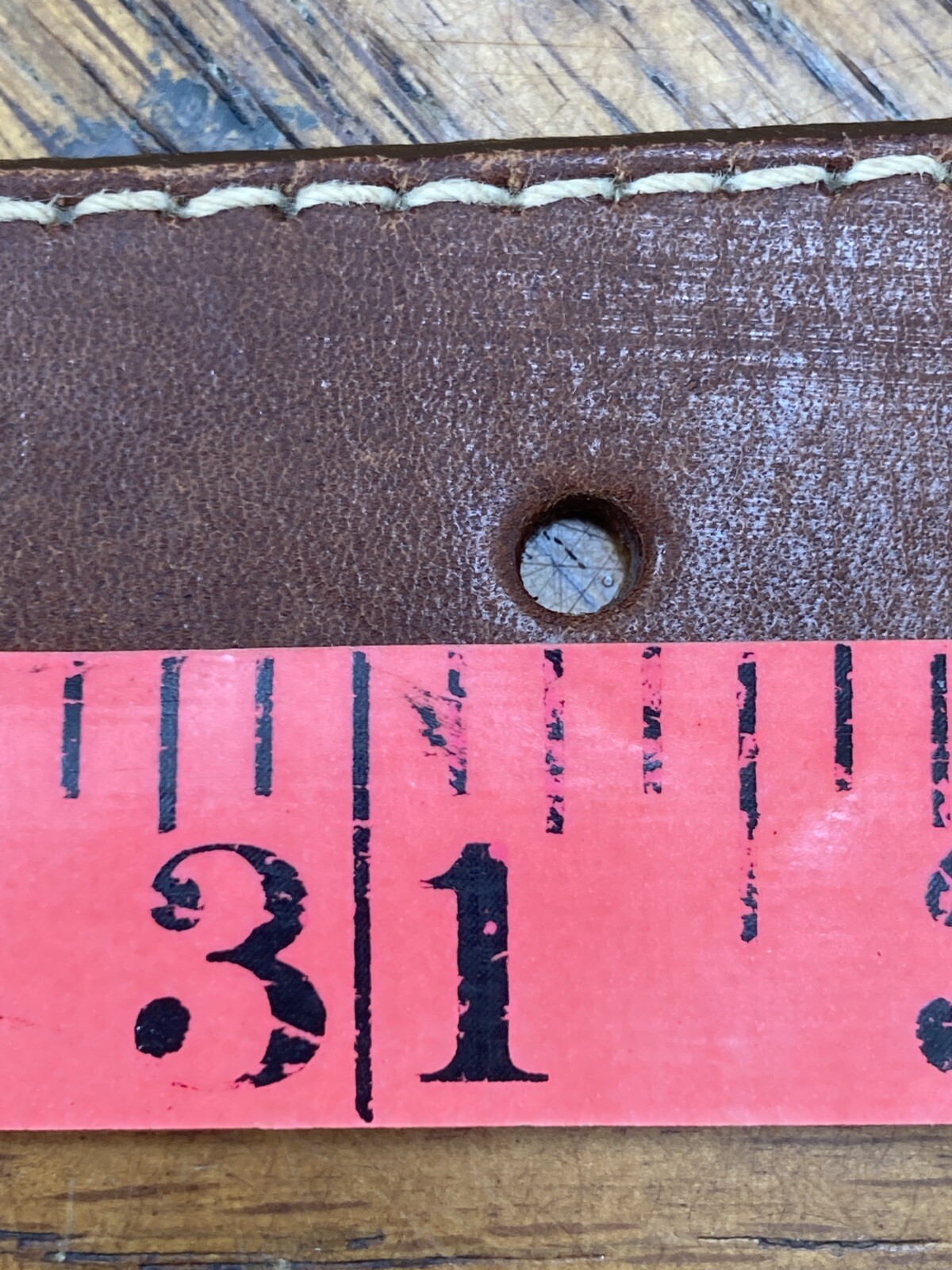 Vintage Wilson Genuine Brown Leather Southwestern Beaded Belt Size 34 (3135) eBay