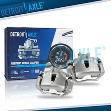 Pair Front Brake Calipers w/ Brackets for Kia Forte5 Forte Koup Hyundai Elantra