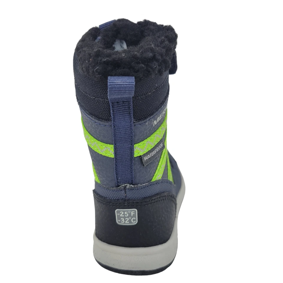 Merrell Baby Boys Winter Boots Size 4M Waterproof Snow Crush Navy New in Box $60 - Image 3 of 4