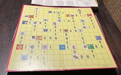 Scrabble for Juniors A Vintage 1955 murfett pty ltEdition 3 Complete box - Picture 5 of 11