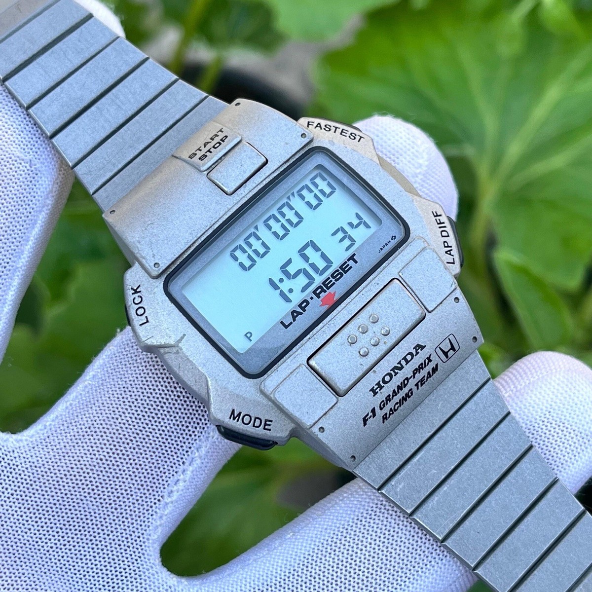 Vintage Seiko Honda F-1 Grand Prix Racing Team Digital Japan Men