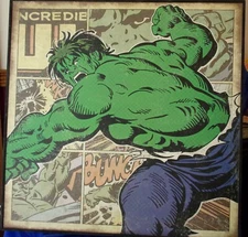 Marvel Comics the Incredible HULK 22" x 22" Wall Hanging by Open Road