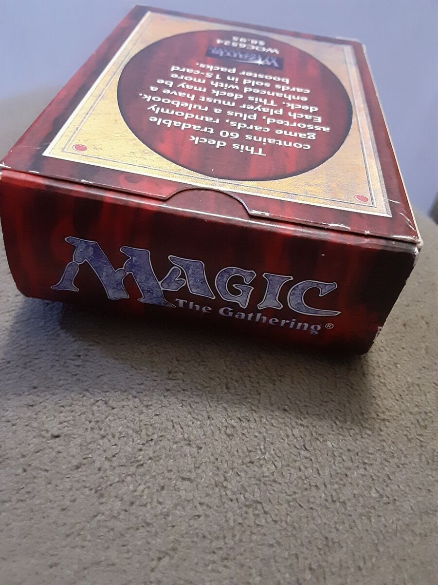 Magic the Gathering fifth 5th edition empty box no cards Magic the Gathering fifth 5th edition empty box no cards