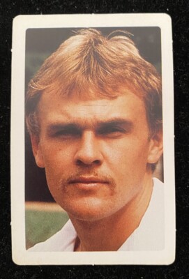 BUTTER 'EM UP 1983/84 CRICKET DIRK WELLHAM AUSTRALIA CARD NO.9