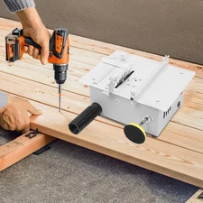 Multi-functional Table Saw Mini Table Saw Woodworking Bench Saw Cutting 5000rpm