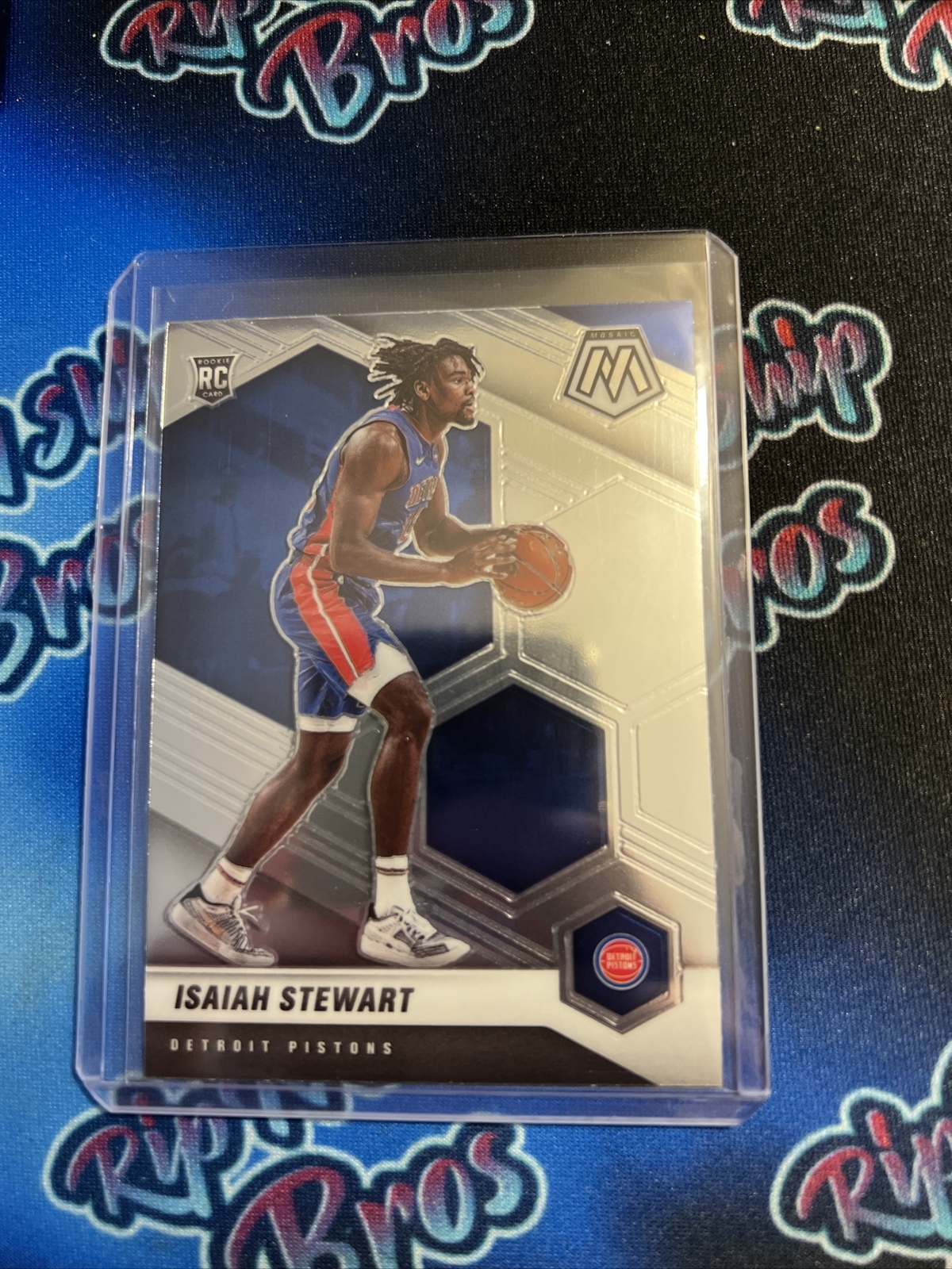 2020-21 Panini Mosaic Isaiah Stewart Base RC #223 Pistons