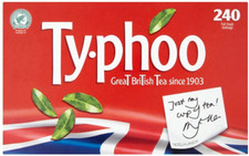 Typhoo One Cup Tea Bags 240 Bags Office Industry Hotel Pack 0.04 per strip